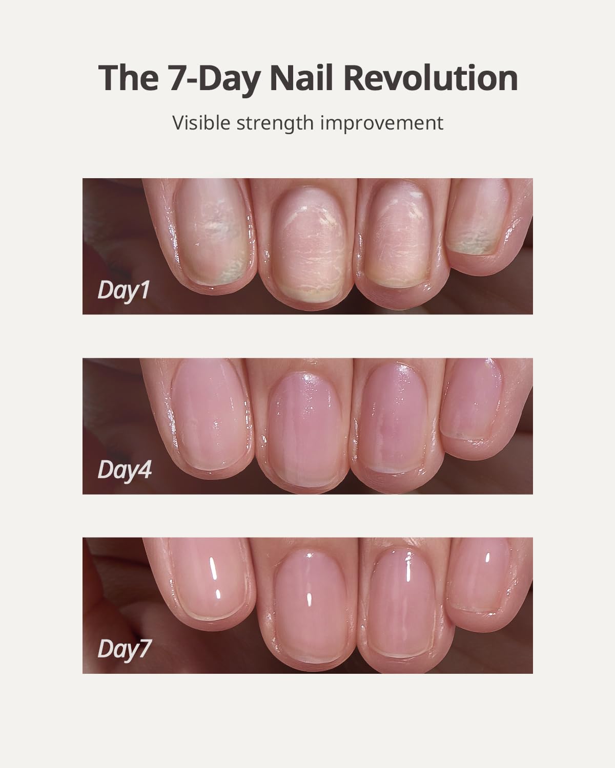 BTARTBOXNAILS Naillush Nail Strengthener & Growth - Repair Damaged Nails, Strengthen Weak & Thin Nails, Extra Strong Nail Growth Treatment, Long Lasting Nail Hardener, 15ml-Velvo Beauty