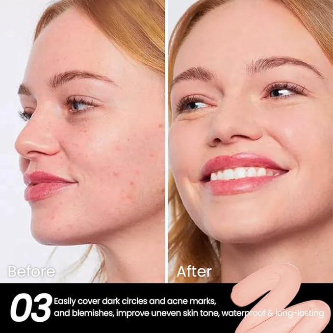 2 Pack Liquid Foundation Cream for Face Makeup,Durable Full Coverage Matte Concealer Make Up,Oil Control & Waterproof Base Primer -0.35+0.35 Fl.Oz (03+04#)-Velvo Beauty