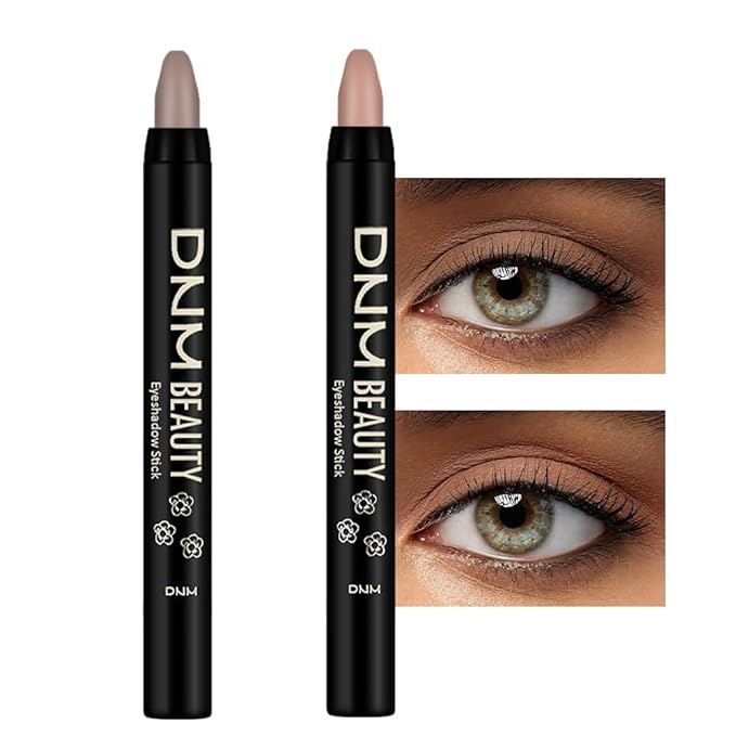 Kaely 2Pcs Cream Eyeshadow Sticks Set for Eyes Waterproof,Ginger Matte & Caramel Matte Eye shadow Stick Pencil Pen Bulk sombras en crema para ojos 29+30-Velvo Beauty