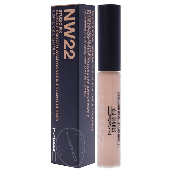 MAC Studio Fix 24 Hour Smooth Wear Concealer - NW22 Concealer Women 0.23 oz-Velvo Beauty