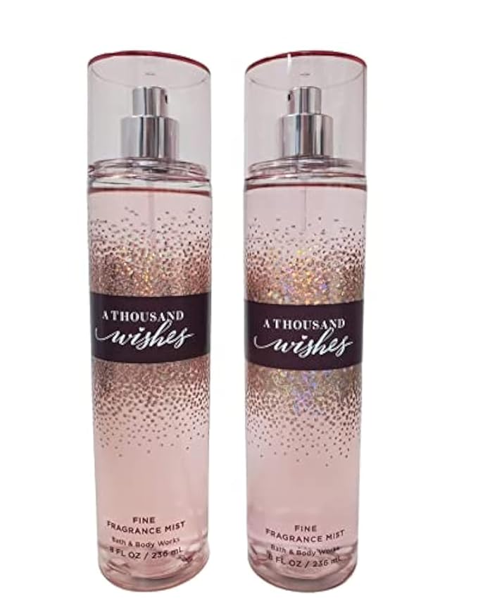 (Set of 2) - Bath & Body Works Fragrance Mist, A Thousand Wishes. 8fl oz/ 236ml Each-Velvo Beauty