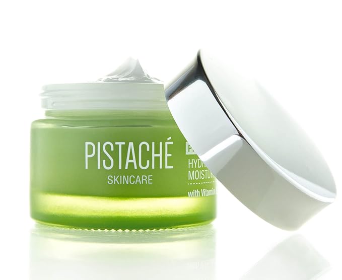 Pistaché Skincare Pistachio Oil Dewy Face Beauty Duo Set + Hyaluronic Acid Face Serum & Face Moisturizer + Hydrates and Nourishes + Vitamin E + Antioxidant-Velvo Beauty