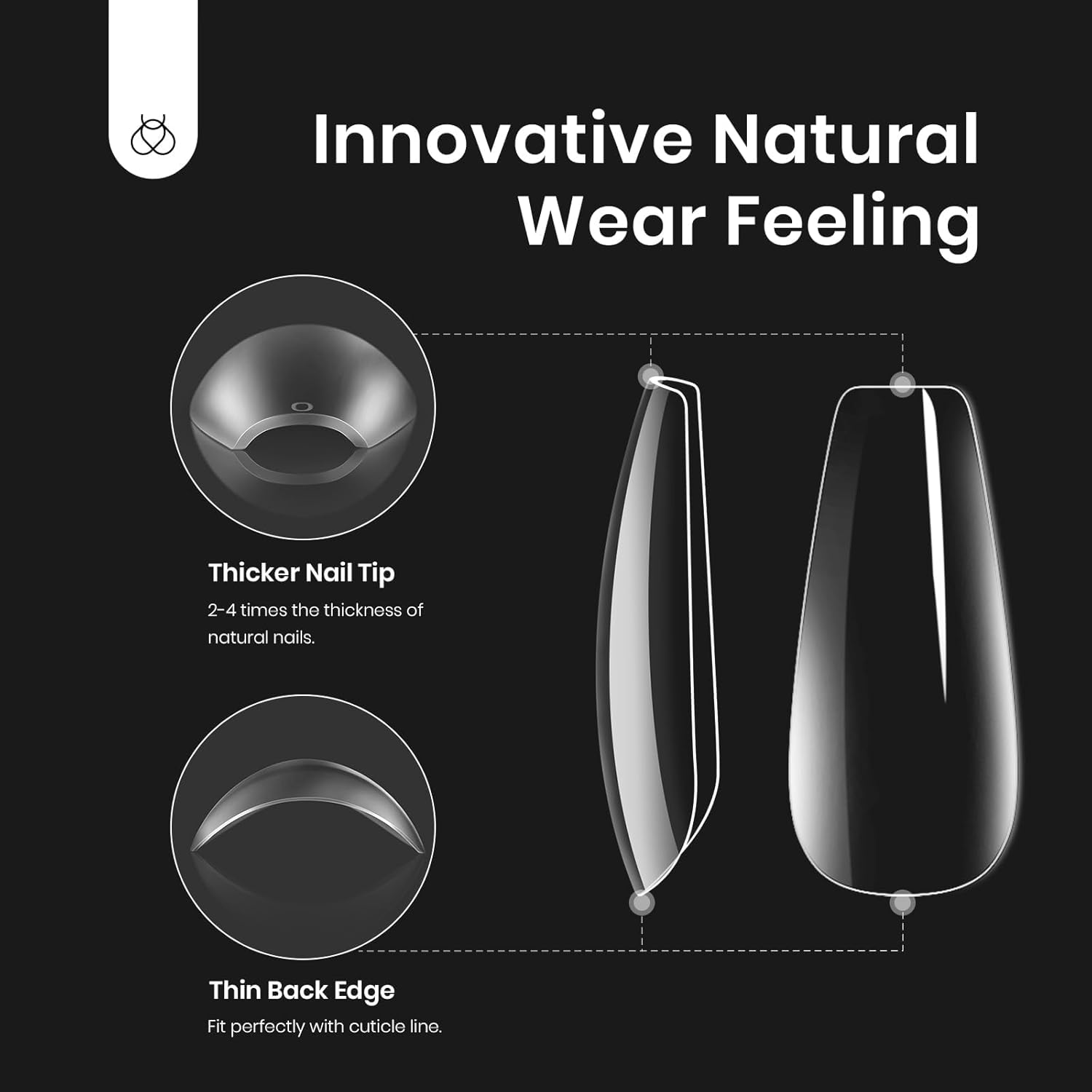 Beetles Soft Gel Nail Kit Medium Coffin Easy Nail Extension Set 5 In 1 Nail Glue Base Coat with Pre shaped Nail Tips and Led Nail Lamp Acrylic Nail Clipper Gifts for Women-Velvo Beauty