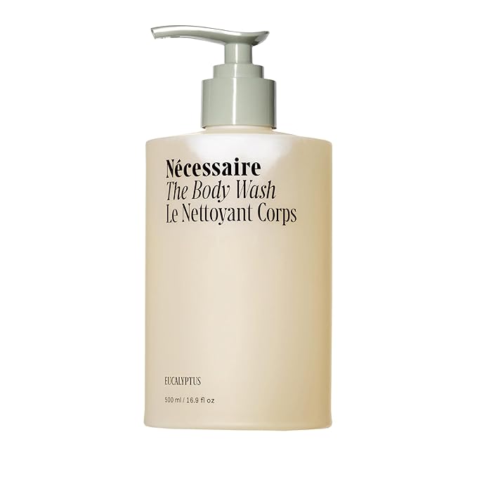 Nécessaire Eucalyptus Body Wash with Pump | Multi-Oil Nourishing Cleanse For Women + Men | Gel Cleanser | Dermatologist-Tested. Hypoallergenic | No SLS/SLES (500 ml / 16.9 fl. oz.)-Velvo Beauty