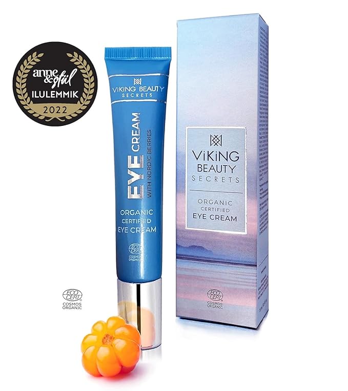 Eye Cream - Hyaluronic Acid and Nordic Berry Infused Eye Cream - Under Eye Cream for Reducing Dark Circles and Fine Lines - Hydrating Eye Cream for Daily Use-Velvo Beauty