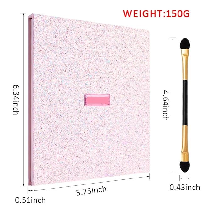 25 Colors Nude Champagne Gold Glitter Matte Shimmer Eyeshadow Palette for Eye Makeup,High Pigmented Brown Eye Shadow Primers Powder Palet de sombras de ojos-Velvo Beauty