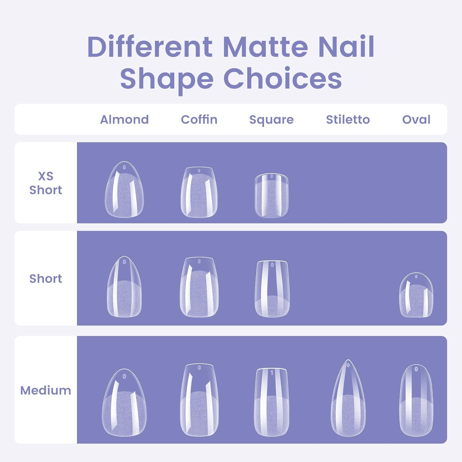 Short Almond Nail Tips: 240PCS Soft Gel Pre-Shaped Acrylic Fake Almond Nail Tips, 12 Sizes Full Cover Clear Press on Nails for Girls Women Nail Art Design-Velvo Beauty