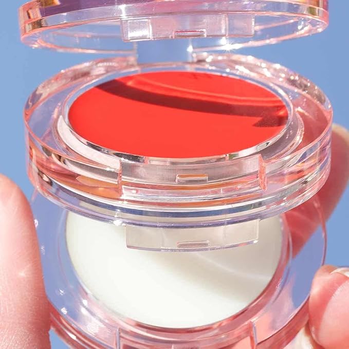 Wander Beauty Double Date Lip & Cheek - Be Mine/Swipe - 4-in-1 Cream Blush & Lip Tint - Blush, Lip Moisturizer, Lip Balm, & Eye Gloss - Multitasking Eye, Cheek, and Lip Makeup With Green Tea - 0.07 oz-Velvo Beauty