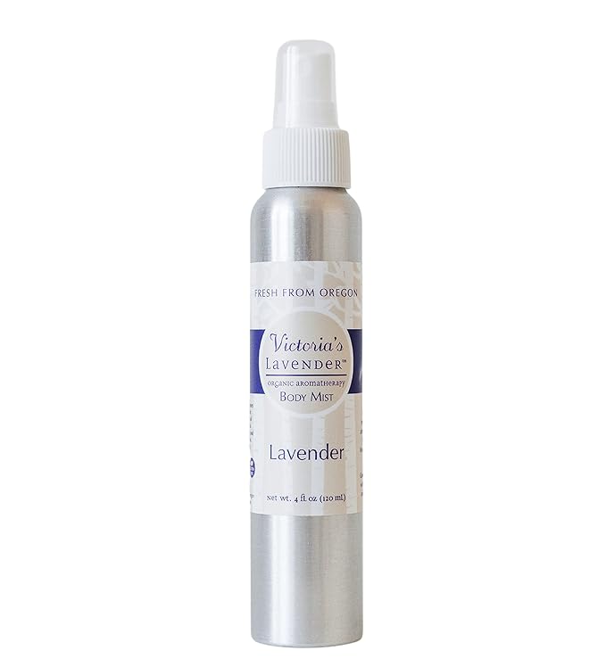 Victoria's Lavender Aromatherapy Body Mist Spray - After Sun Solar Recovery Spray with Aloe Vera plus Lavender Essential Oil - Hydrating, Moisturizing Aloe Vera Mist, Made in the USA, 4 oz (120 ml)-Velvo Beauty