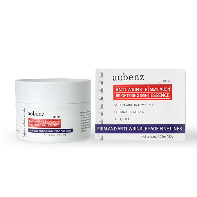 SINPIN aobenz Anti Aging Moisturizer Face Cream for Women & Men - Night Cream for Face & Neck | All Skin Types | Niacinamide + Hyaluronic Acid | Firming, Tightening, Anti Wrinkle, 1.76FL (1PCS)-Velvo Beauty