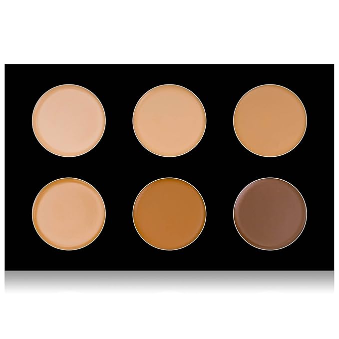 SHANY Foundation/Cream Contour & Highlighting Palette - Layer 1 - Refill for the 6 Layer Mini Masterpiece Collection Makeup Set-Velvo Beauty