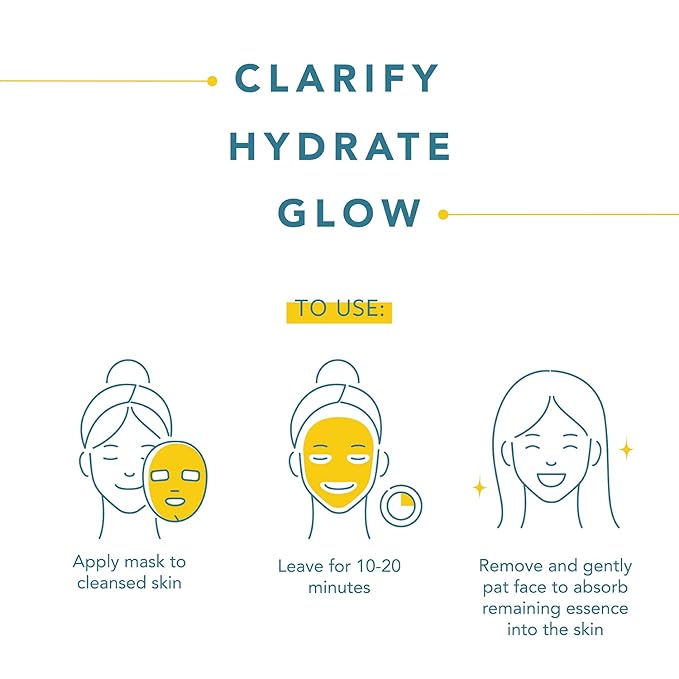 LAPCOS Honey Sheet Mask, Daily Face Mask with Hyaluronic Acid and Antioxidants to Hydrate and Tighten Dry Skin, Korean Beauty Favorite, 5-Pack-Velvo Beauty