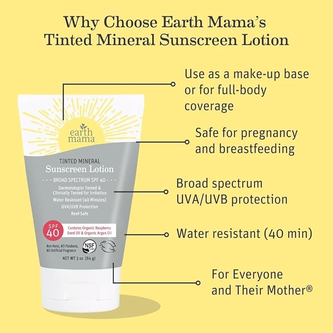 Earth Mama Baby Love Gift Set|Organic Baby Essentials Skin Care, Baby Lotion & Wash, Baby Oil, Eczema Cream, Nose & Cheek Balm, SPF 40 Baby Sunscreen Lotion & Face Stick and Diaper Balm, 8-Piece Set-Velvo Beauty