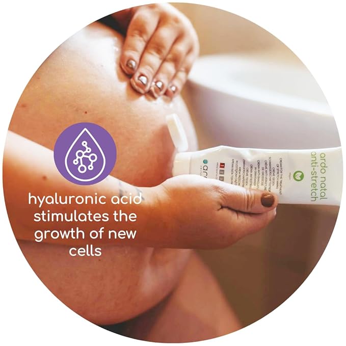 ARDO Anti-Stretch Mark Cream, Swiss Formula. Helps Prevent & Reduce Stretch Marks During Pregnancy & After Birth, Cruelty-Free, Vegan & Fragrance Free, Made in Europe, (100ml/3.4 fl.oz)-Velvo Beauty