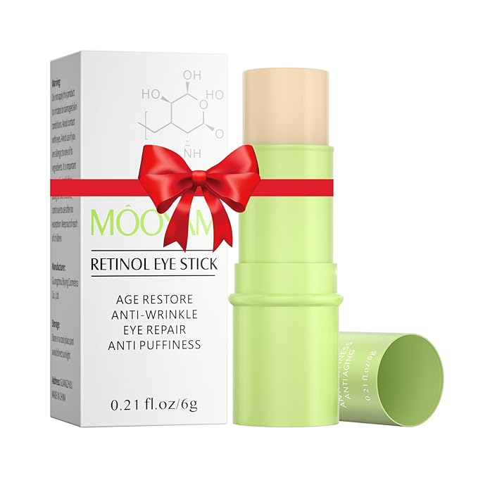 Retinol Eye Stick Anti Aging Eye Cream For Dark Circles and Puffiness, Fade Fine Lines and Firm Skin, Under Eye Balm Glow, Brightening Stick for Daily Anti-wrinkle Cream-Velvo Beauty