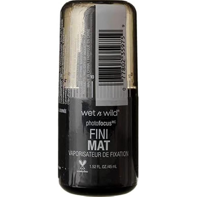 wet n wild Photo Focus Setting Mist, Up to 24HR Wear, Lightweight & Nourishing Aloe Formula Suitable for All Skin Types, Cruelty-Free & Vegan - Matte Appeal-Velvo Beauty