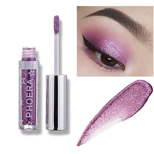 Glitter Eyeshadow，Makeup For Eyes Liquid Shimmer Sparkle Glow Light Colors Pencil Stick Shiny Long Lasting Waterproof Shining Eye Shadow Sets Metallic Pigments Metals Gloss Sparkling Pen Kit (A105)-Velvo Beauty