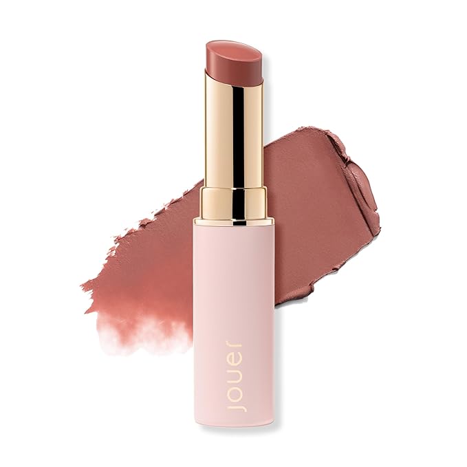 Jouer Balm Bouche Demi-Matte Lip-Égalité - Tinted Lip Balm - Hydrating Lip Tint Long Lasting - Matte Lip Color - Jojoba Seed Oil and Shea Butter Formula-Velvo Beauty