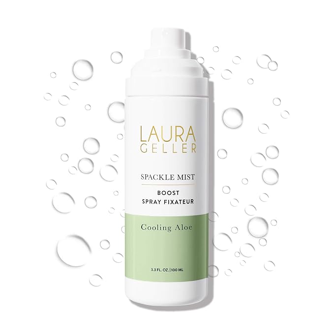 LAURA GELLER NEW YORK Spackle Mist Boost with Cooling Aloe - Long-Lasting Dewy Skin Makeup Setting Spray-Velvo Beauty