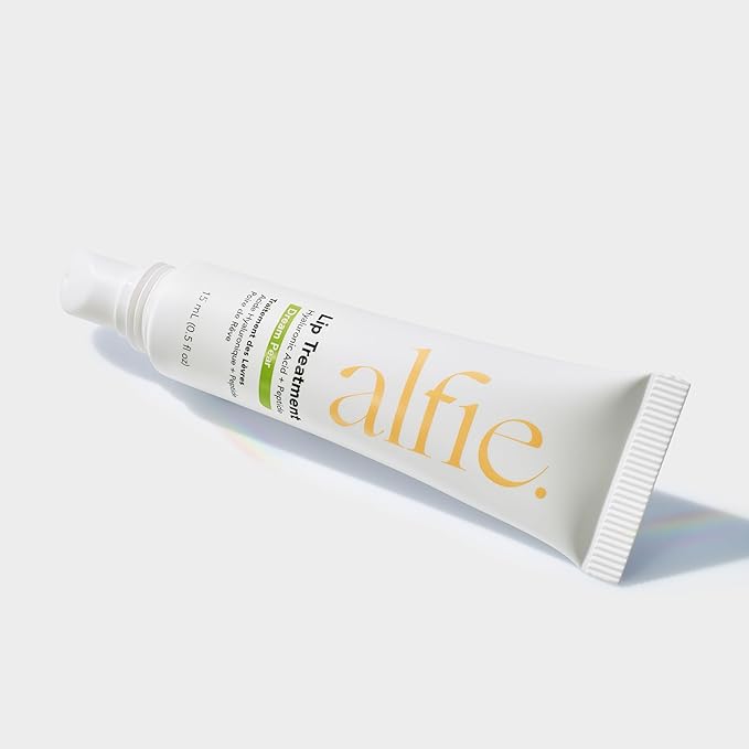 Alfie Hyaluronic Acid Lip Booster -Pear Flavor -15ml/0.5 Fl. Oz -Peptide Lip Treatment -Lip Plumper and Filler -Lip Serum and Moisturizer -Hydrating Treatment for Lip Volume -Vegan Friendly, Non-Toxic-Velvo Beauty