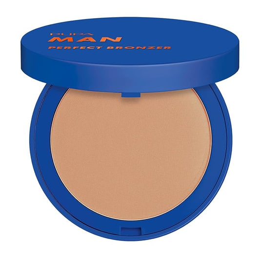 Pupa Milano Perfect Bronzer Perfecting Powder, 001, 0.229 oz - Bronzer Powder - Enriched with Cornstarch and Kaolin - Matte Bronzer - Makeup for Men-Velvo Beauty