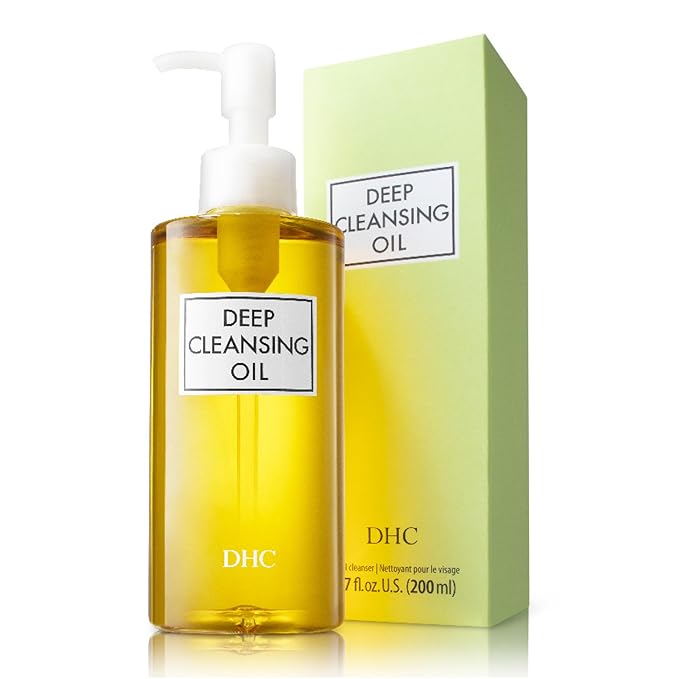 DHC Deep Cleansing Oil and Lip Cream, Facial Cleansing Oil, Makeup Remover, Hydrating, Moisturizing, Soothing, Set, Fragrance and Colorant Free, Ideal for all skin types, 6.7 fl. oz. and 0.05 oz.-Velvo Beauty
