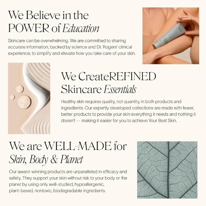 Doctor Rogers Lip Balm, Hydrating and Softening Lip Moisturizer For Very Dry Lips, Dermatologist-Created, Natural, & Hypoallergenic Moisturizing Lip Balms, 4.25g Tube-Velvo Beauty