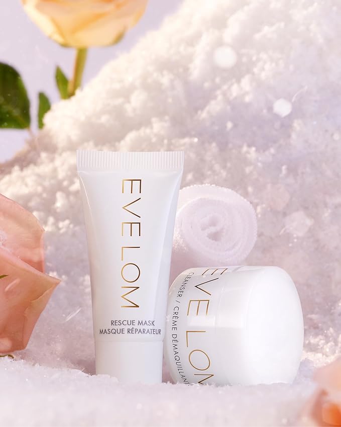 EVE LOM Skin Saviour Holiday Set - Iconic Cleanser Balm & Honey-Infused Clay Mask - Luxurious Beauty Ritual for Soft, Pure & Hydrated Skin - Botanical Skincare Essential Giftset-Velvo Beauty