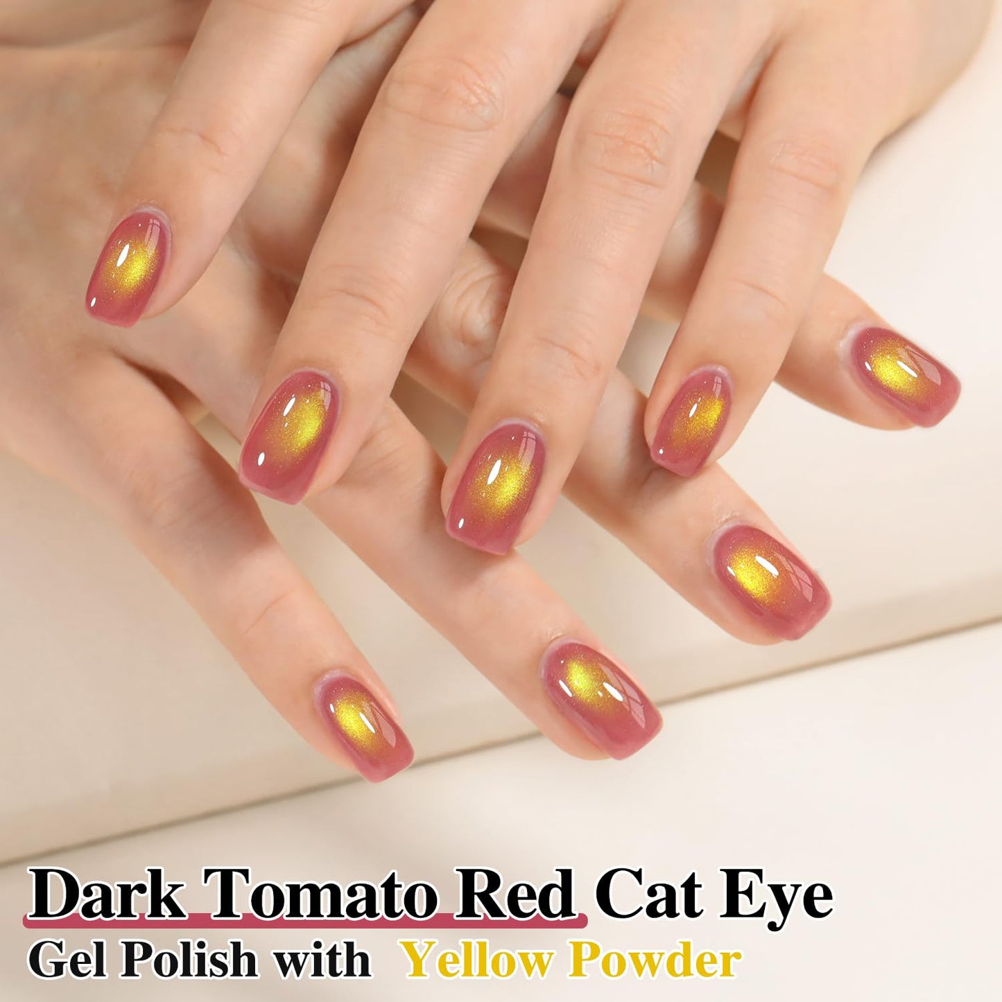 Double Rhythm Jelly Glass Cat Eye Gel Polish with Magnet 15ML Holographic Glitter Shimmer Translucent Sheer Color Magnetic Nail Polish Salon DIY at Home (Navy Purple-MC1266)-Velvo Beauty