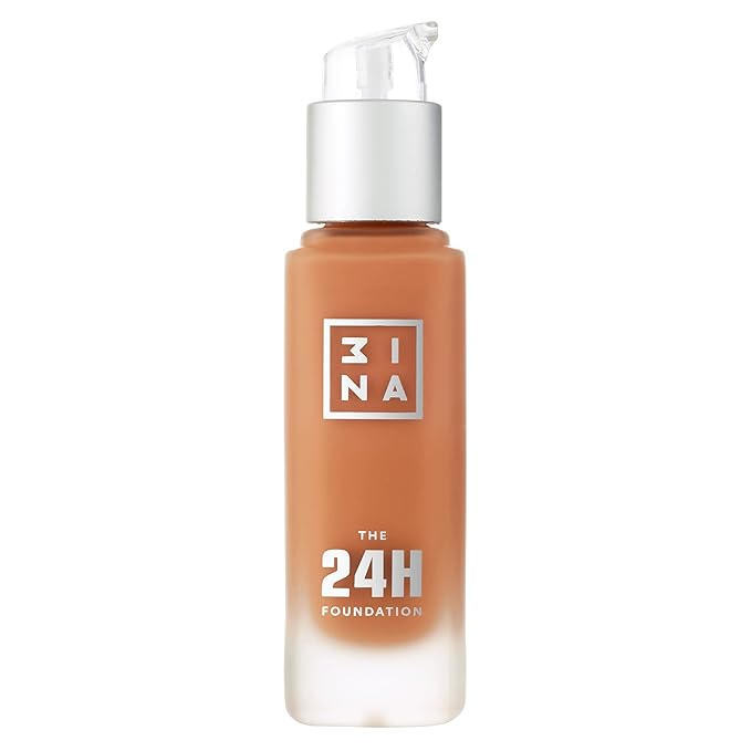 3INA The 24H Foundation 663-24H Long-Wearing Formula - Medium To High Buildable Coverage - Smooth Matte Finish - Expanded Shade Selection - Waterproof, Cruelty Free, Vegan Makeup - 1.01 Oz-Velvo Beauty