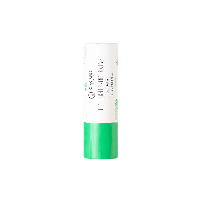 Omorfee 100% Organic Lip Lightening Stick for Dark Lips, Lip Whitening Lipstick with SPF, Natural Lip Balm Protection & Repair, Cocoa Butter, Carrot Seed Oil & Pineapple Extract - 6 Grams/0.21 Oz-Velvo Beauty