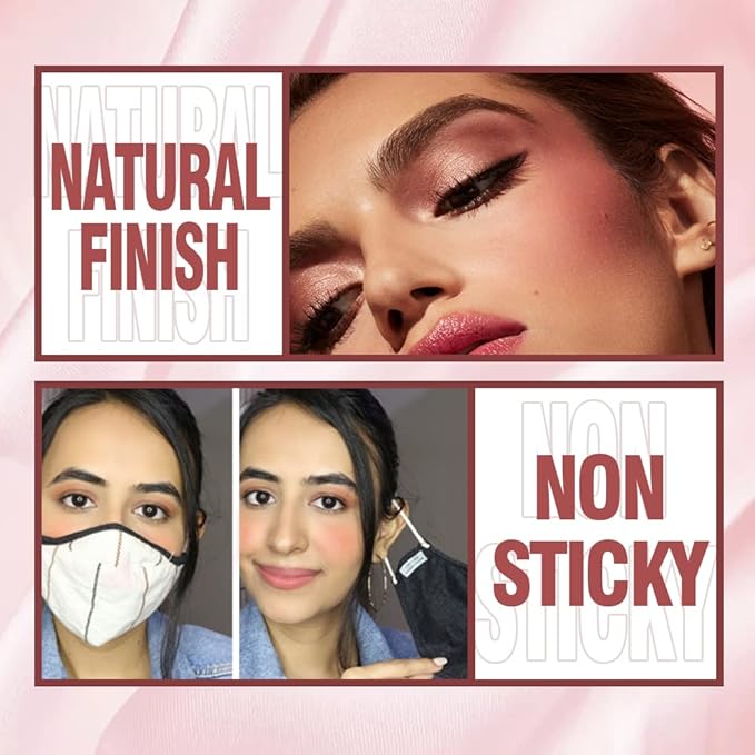 4 Colors Liquid Blush Makeup Kit, Long Lasting Pigmented Natural Matte Face Blush Cream Gel, Lightweight, Blendable, Cruelty Free Women Face Cosmetics Set 4Pcs-Velvo Beauty