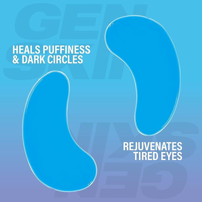 Eye Mask, Eye Masks for Dark Circles and Puffiness, Under Eye Mask with Hyaluronic Acid and Marine Algae, Vegan and Cruelty-Free Under Eye Patches, Marine Algae Eye Masks, 5-Pack-Velvo Beauty