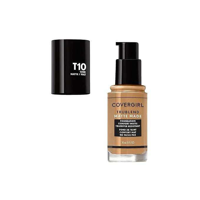 COVERGIRL TruBlend Matte Made Liquid Foundation, Porcelain-Velvo Beauty