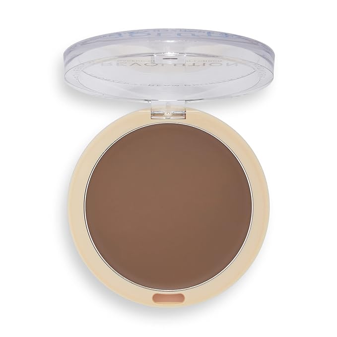 Revolution Beauty, Ultra Cream Face Bronzer, Buildable & Blendable Cream Contour, Vegan & Cruelty Free, Dark, 0.24 Oz.-Velvo Beauty