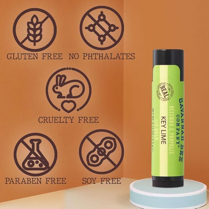 Savannah Bee Company Lip Balm - Lip Moisturizer for Chapped Lips - Hydrating Lip Balm with Pure Honey-Velvo Beauty