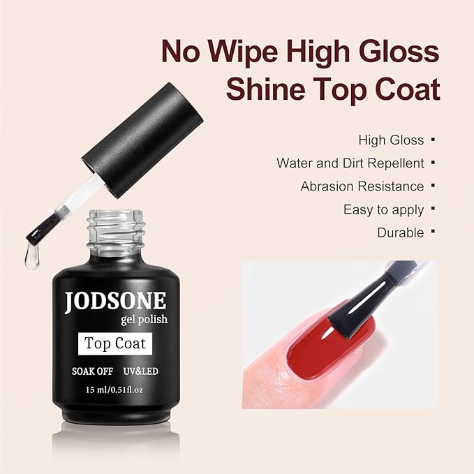 JODSONE 15 ML Blooming Gel Nail Polish Enrich Nail Life Base Coat Top Coat Solid Gel Manicure-Velvo Beauty