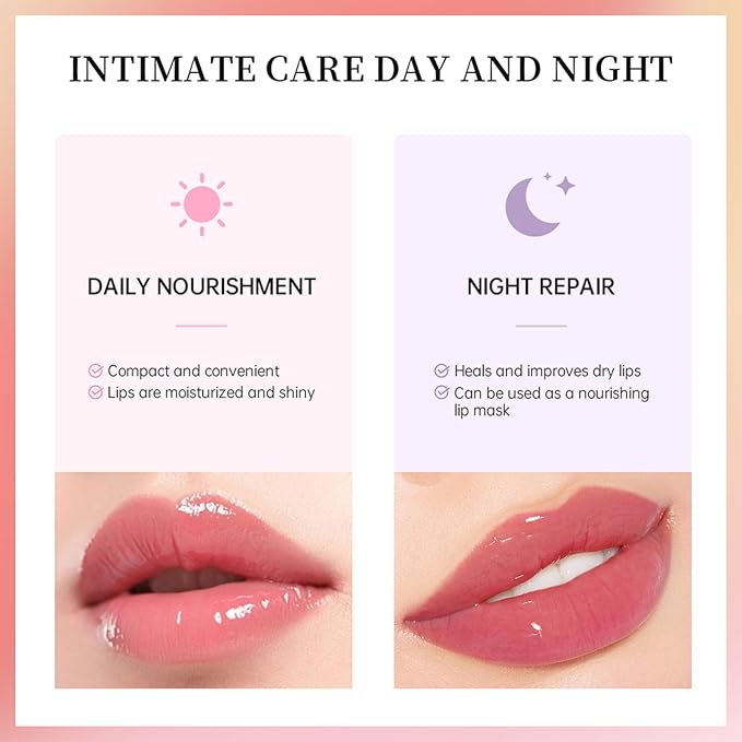 Erinde Lip Butter Balm, Moisture Hydration Lip Butter Gloss, Sheer Tinted Lip Mask and Lip Balm, Soothing Lip Treatment Care Makeup, Shine Lip Glow Oil for Dry, Chapped Lips, 03 Brown Sugar-Velvo Beauty