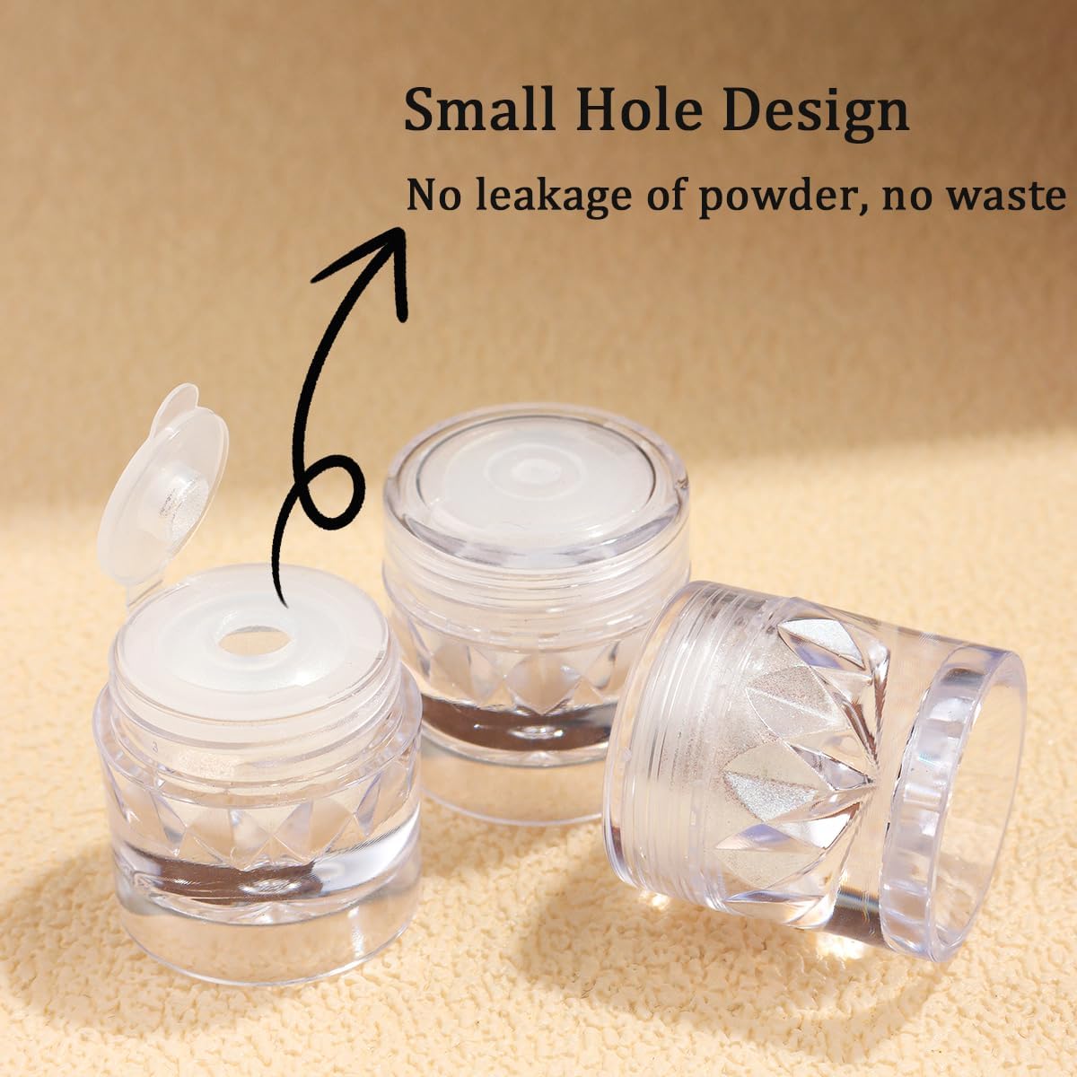 3Pcs Moonlight White Pearl Chrome Nail Powder, Super Glossy Clear Mirror Effect Holographic Pearl Nail Glitter Powder, Neon Ice Aurora Shimmer Sugar Pigment Dust for Nails Art Design-Velvo Beauty