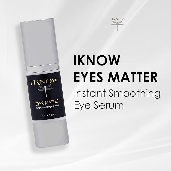 EYES MATTER Instant Smoothing Eye Serum, Rapid Wrinkle Reducer, Rejuvenating, Brightening Treatment for Fine Lines, Puffiness & Dark Circles, (1oz)-Velvo Beauty
