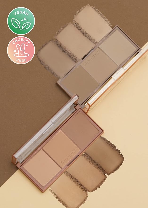 I'm Meme Palette - Afternoon Tea Contour | Frozen Choco, Bronzer Palette for Face & Cheeks, Matte Powder Bronzer, Natural Makeup, Buildable Coverage, Light to Medium, For Cool Tone Skin, 0.4oz-Velvo Beauty