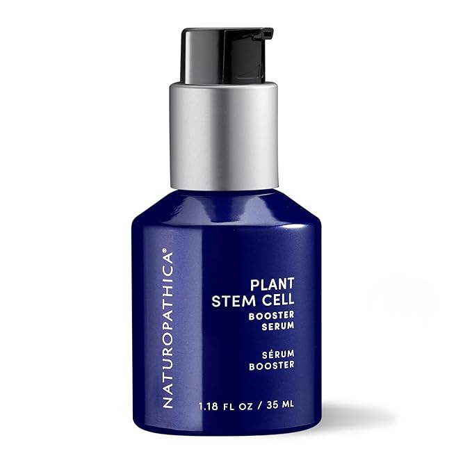 Naturopathica Plant Stem Cell Booster Serum, Daily Anti-Aging Face Serum to Smooth Fine Lines, Firming Facial Serum Helps Plump & Protect Skin, 1.18 fl oz-Velvo Beauty
