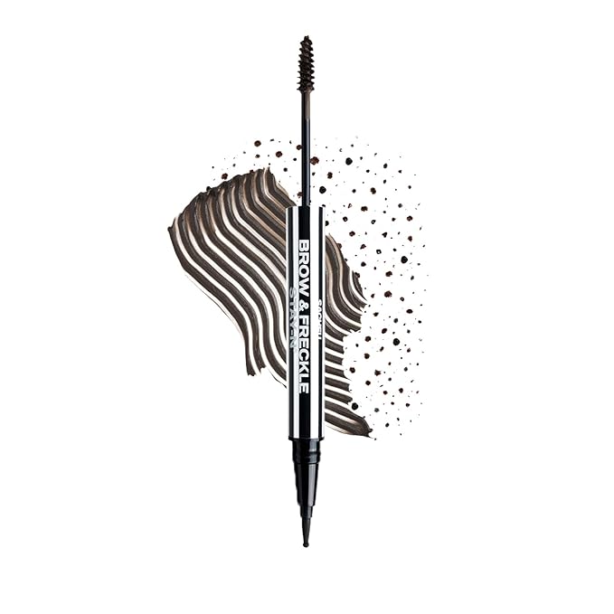 Sacheu Brow & Freckle STAY-N Tinted Eyebrow Gel & Faux Freckle Pen — 2-in-1 Longwear Water Resistant Brows Tint, Cruelty-Free & Vegan, Cold Brew-Velvo Beauty