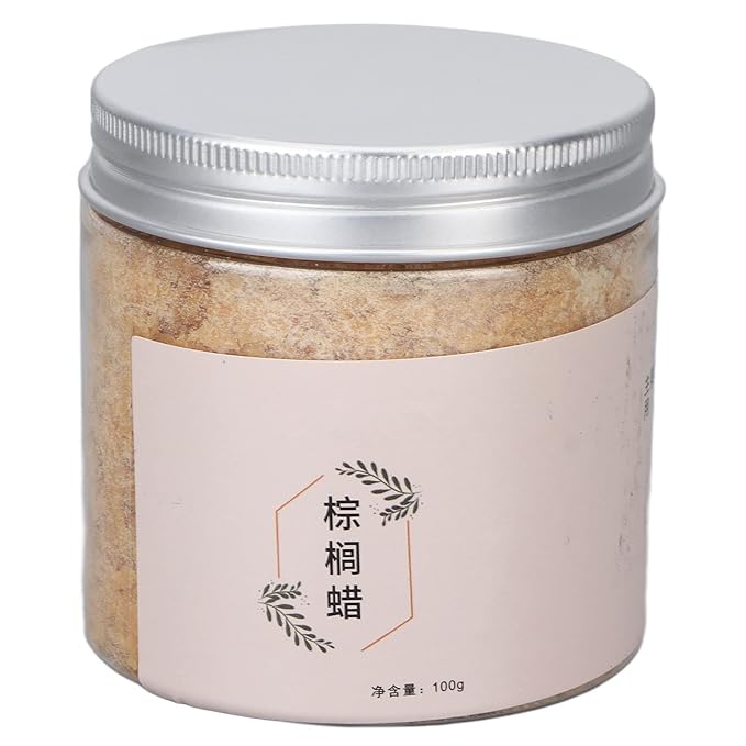 100g Palm Wax Pellets, Carnauba Wax for Lip Balm, Cosmetics DIY Carnauba Wax Material Accessory Lip Balm Making Supplies for Lipstick Lip Balm Making Increase the Melting Point of Lipstick-Velvo Beauty