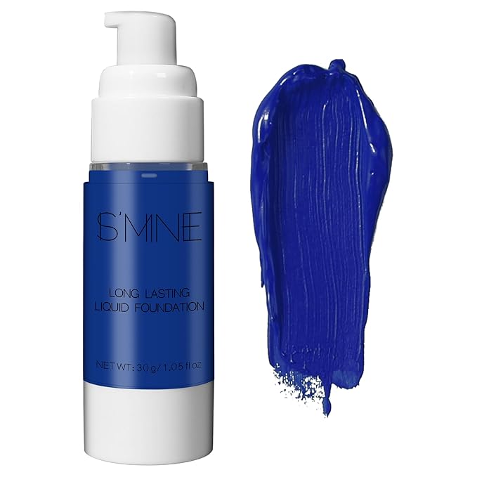 IS'MINE Blue Liquid Foundation Makeup, Matte Flawless Finish Foundation, Vegan & Cruelty-Free (1.05 Fl Oz, 045)-Velvo Beauty