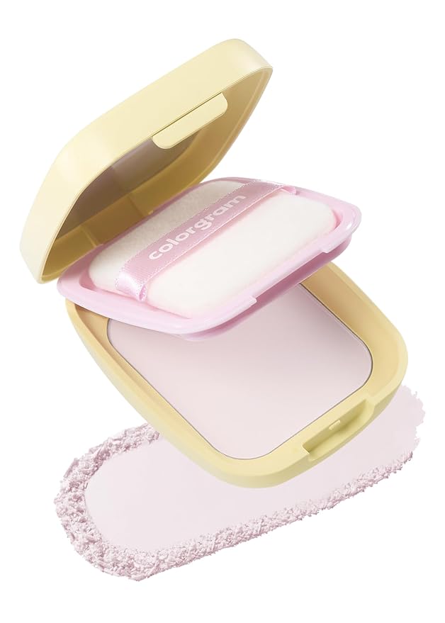 Colorgram Sebum Retouching Blur Pact | Poreless-Looking Pressed Setting Face Powder for Normal to Oily Skin, Provides Weightless, Matte Finish with Soft Focus Effect-Velvo Beauty