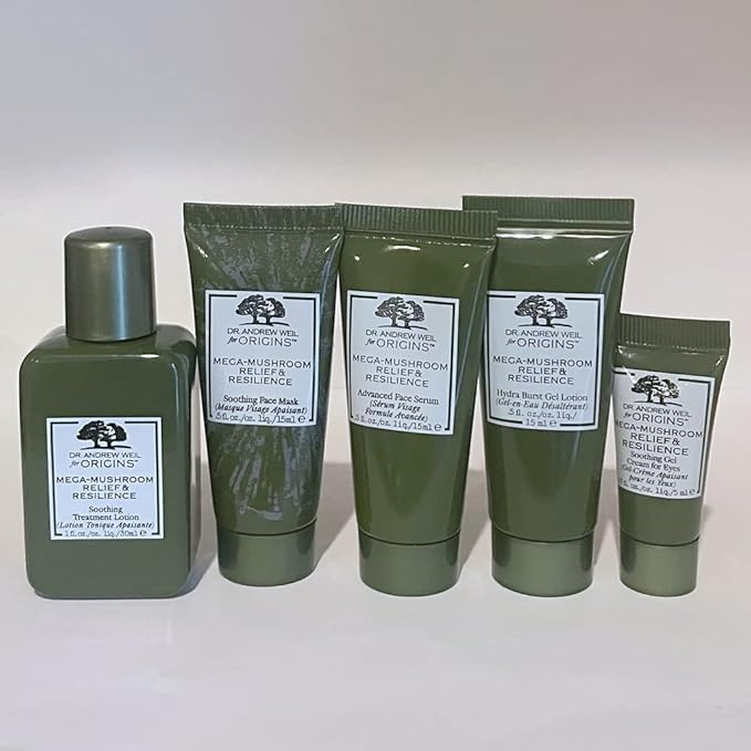 Origins Mega-mushroom Relief & Resilience Travel Set-Velvo Beauty