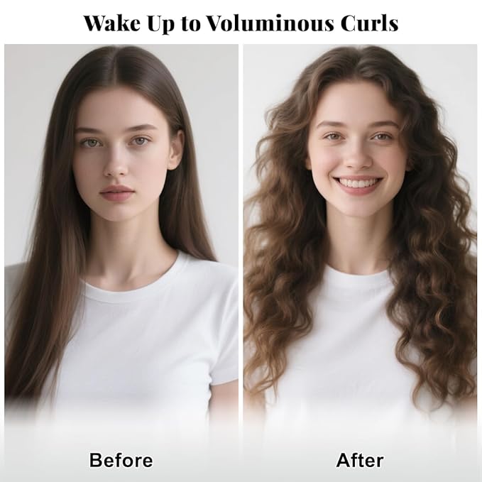 6-Pack Heatless Hair Curlers for Overnight Curls – Soft Flexi Rods for No Heat Styling, Comfortable Hair Rollers to Sleep In for Women, Heatless Curling Rod Set for Natural Waves-Velvo Beauty