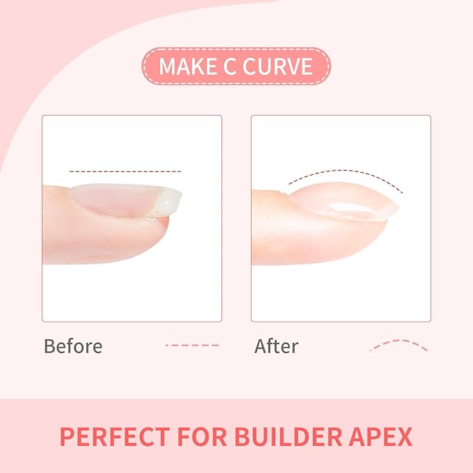 JODSONE 4 Bottles of 10 ML Capacity Builder Gel Nail Set Building Nail for Nail Apex and Extension Strengthener Hard Need to Cured By Nail Lamp-Velvo Beauty