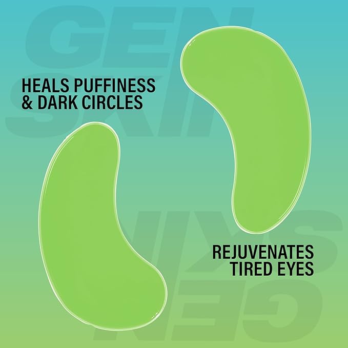 Eye Mask, Eye Masks for Dark Circles and Puffiness, Under Eye Mask with Hyaluronic Acid and Matcha Green Tea, Vegan and Cruelty-Free Under Eye Patches, Green Tea Eye Masks, 5-Pack-Velvo Beauty